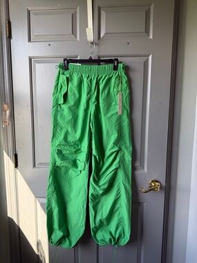 Love Tree Neon Green Cargo Joggers